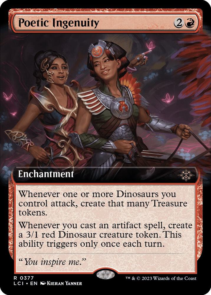 Poetic Ingenuity 377/291 (The Lost Caverns of Ixalan)  - Extended Art | Good Games Modbury