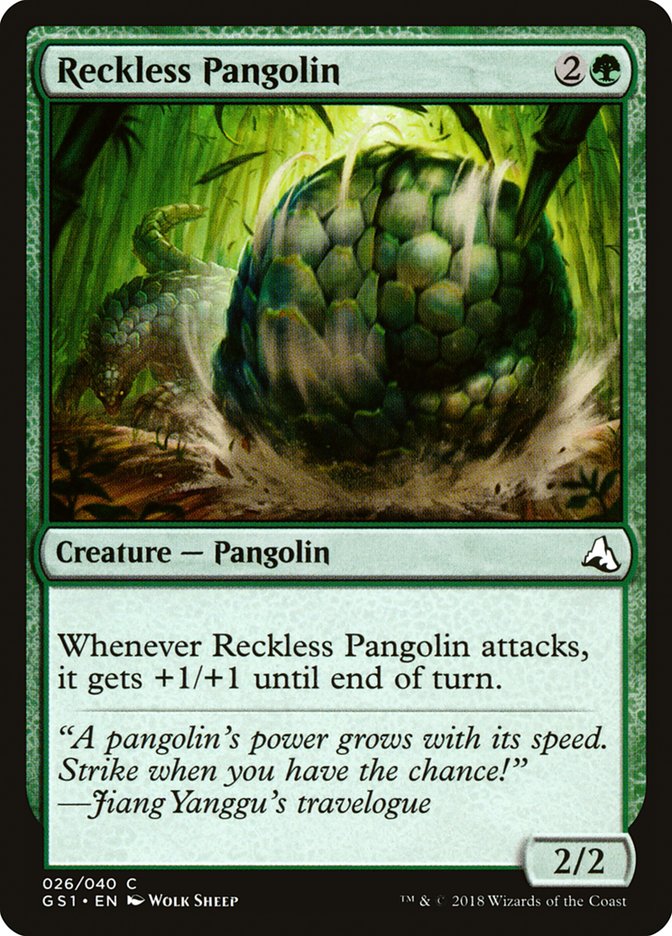 Reckless Pangolin 26/40 (Global Series Jiang Yanggu & Mu Yanling)  | Good Games Modbury