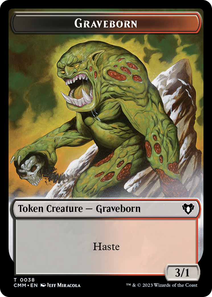 Graveborn Token [Commander Masters Tokens] | Good Games Modbury