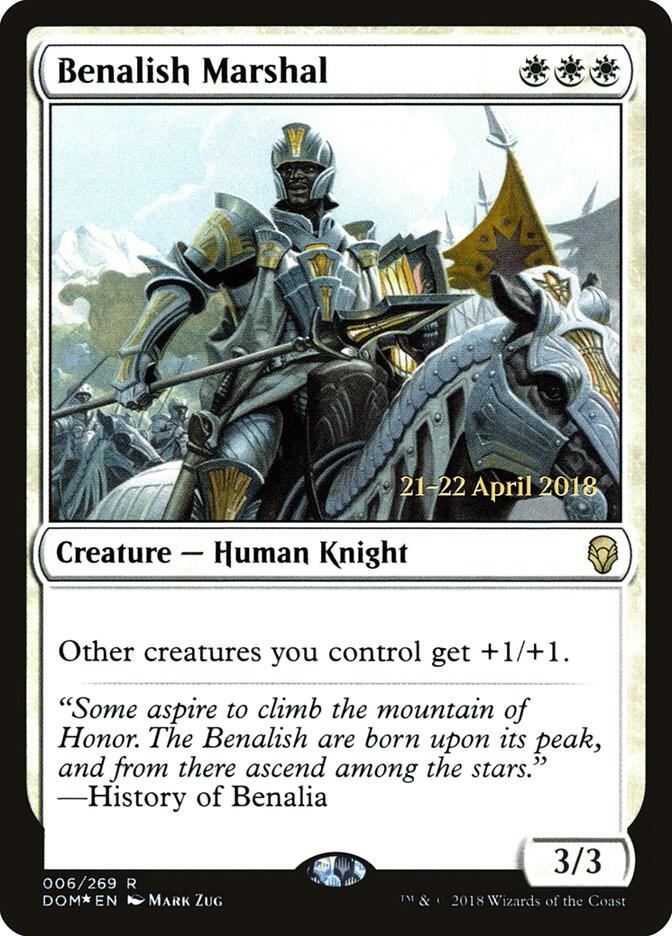 Benalish Marshal 6s/118 (Prerelease Cards)  - Foil | Good Games Modbury