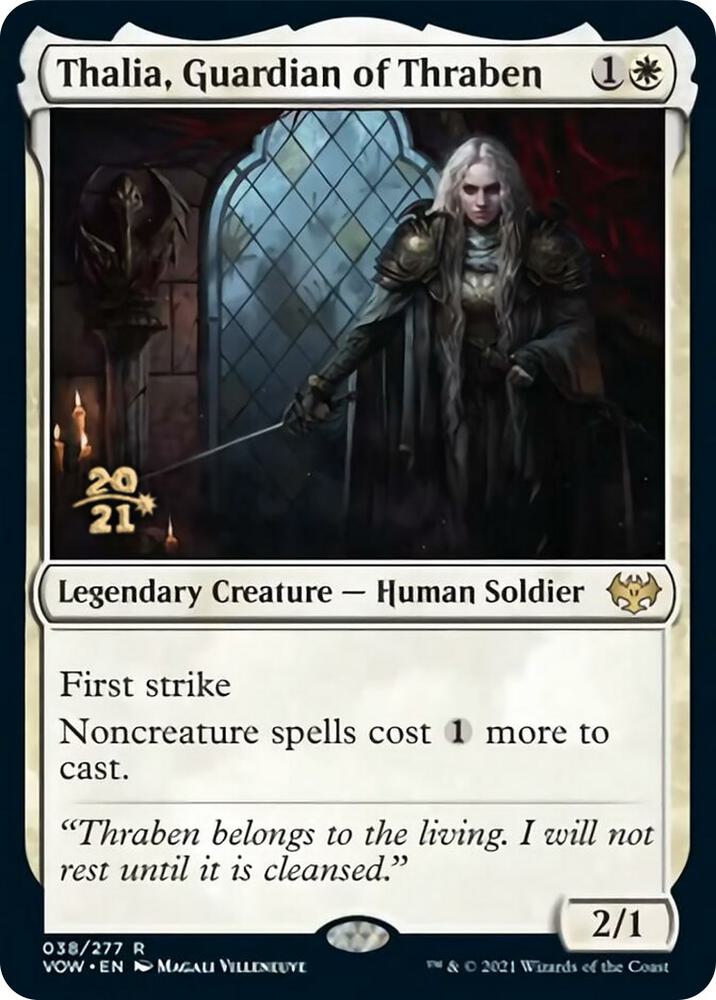 Thalia Guardian of Thraben 38s/137 (Prerelease Cards)  - Foil | Good Games Modbury