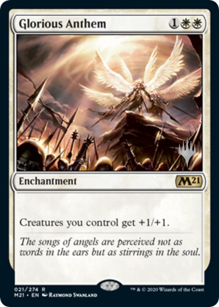 Glorious Anthem 21 (Promo Pack: Core Set 2021)  | Good Games Modbury