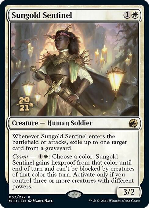 Sungold Sentinel 37 (Prerelease Cards)  - Foil | Good Games Modbury