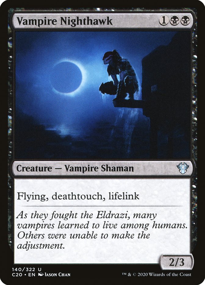 Vampire Nighthawk [Commander 2020] | Good Games Modbury