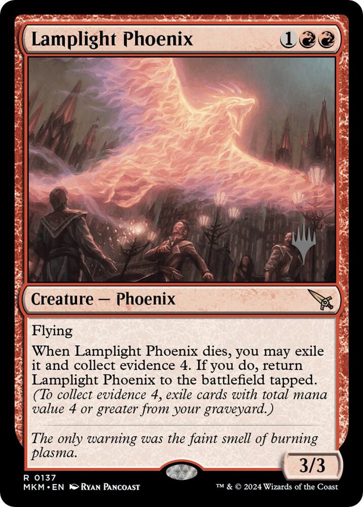Lamplight Phoenix 137p/182 (Promo Pack: Murders at Karlov Manor)  | Good Games Modbury
