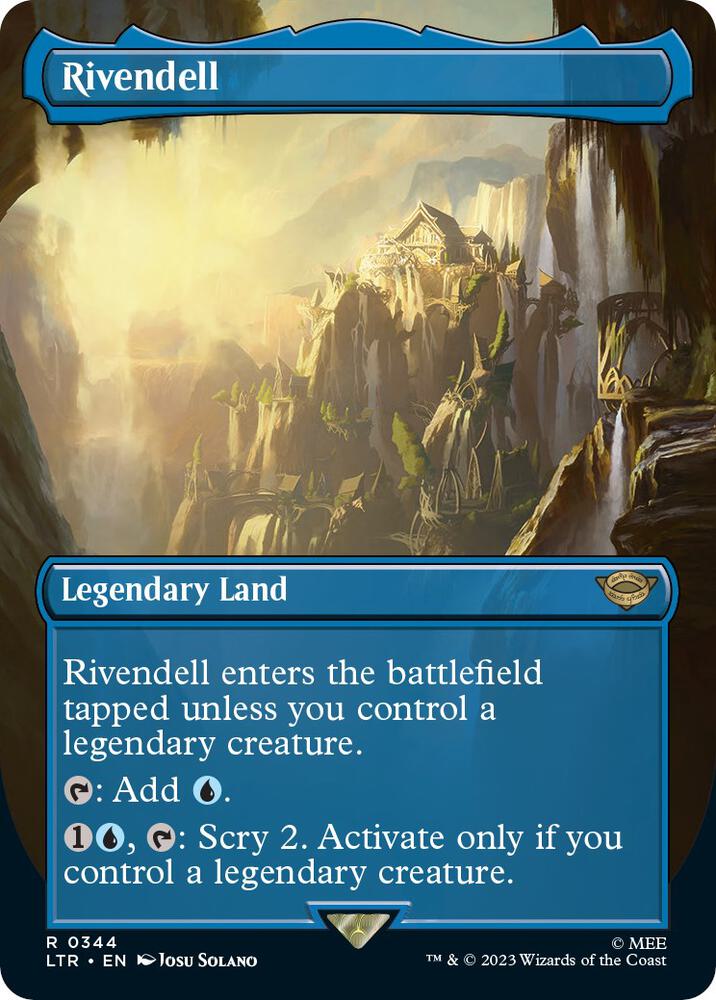 Rivendell 344/281 (Universes Beyond: The Lord of the Rings: Tales of Middle-earth)  - Borderless | Good Games Modbury