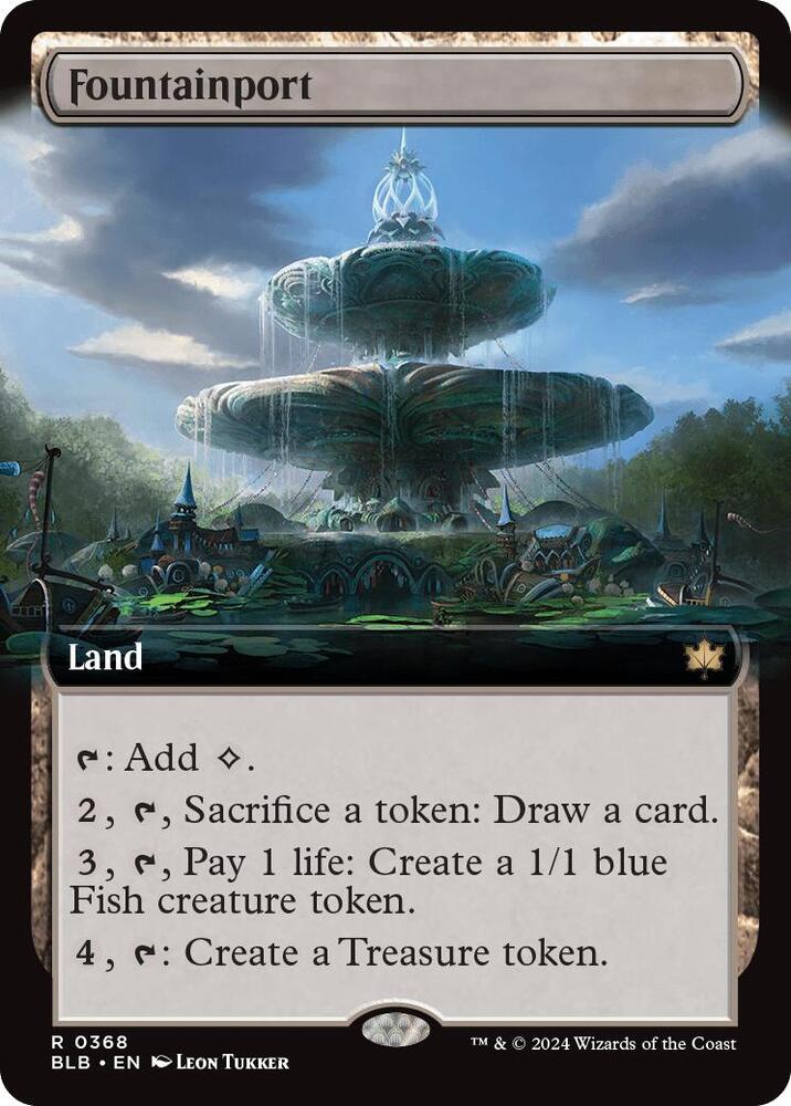 Fountainport 368 (Bloomburrow)  - Extended Art | Good Games Modbury