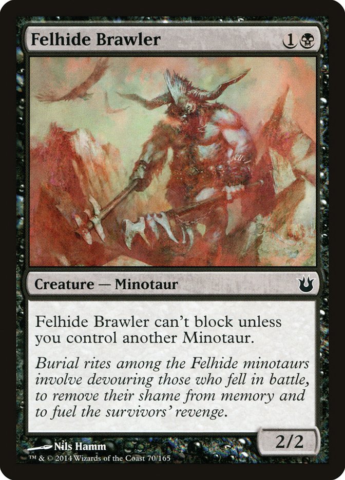 Felhide Brawler 70/165 (Born of the Gods)  - Foil | Good Games Modbury