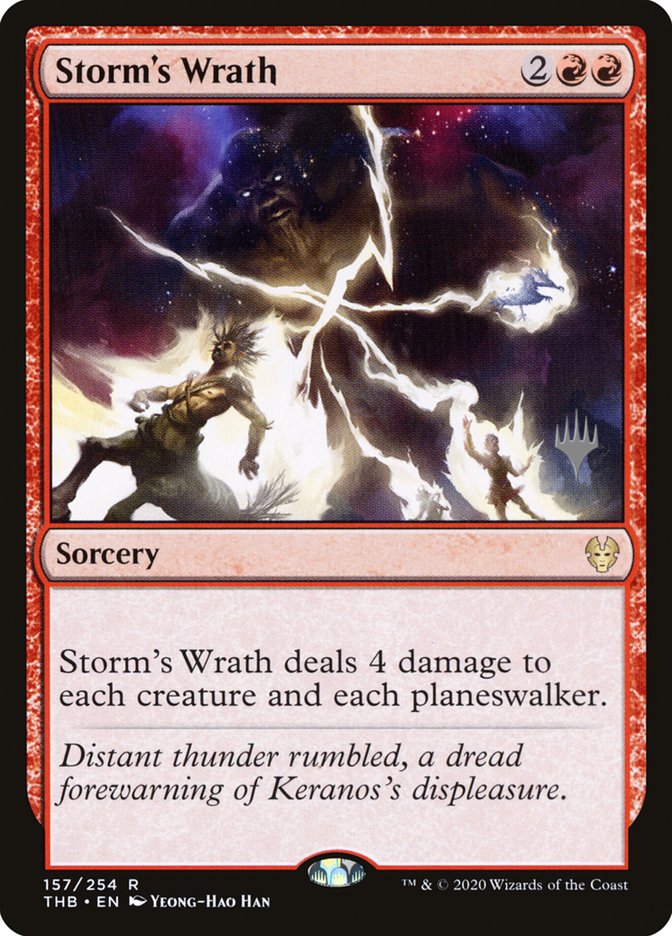 Storm's Wrath (Promo Pack) [Theros Beyond Death Promos] | Good Games Modbury