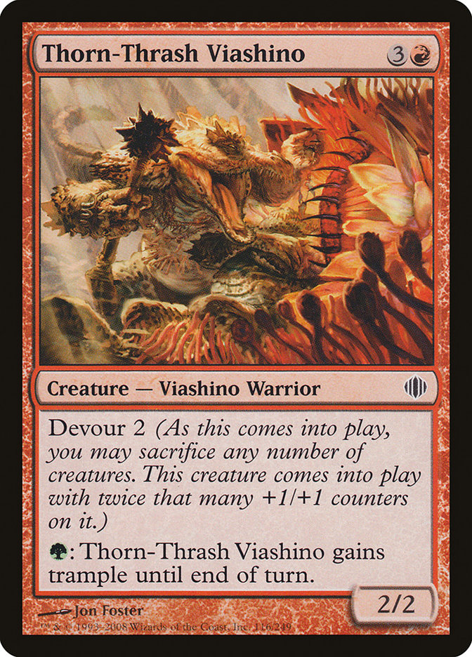 Thorn-Thrash Viashino [Shards of Alara] | Good Games Modbury