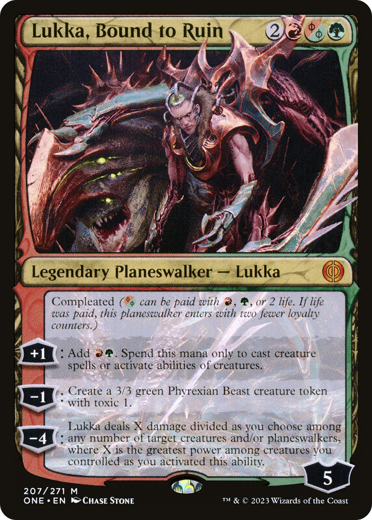 Lukka, Bound to Ruin [Phyrexia: All Will Be One] | Good Games Modbury