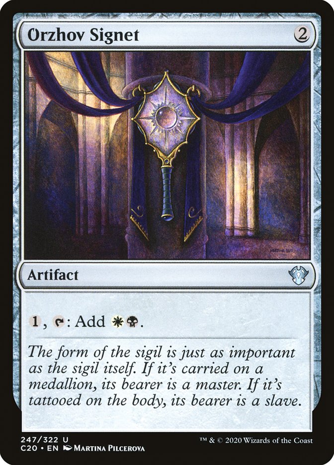Orzhov Signet [Commander 2020] | Good Games Modbury