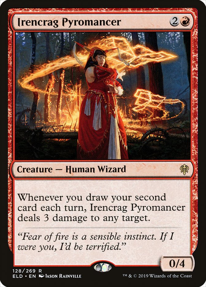 Irencrag Pyromancer 128/269 (Throne of Eldraine)  | Good Games Modbury