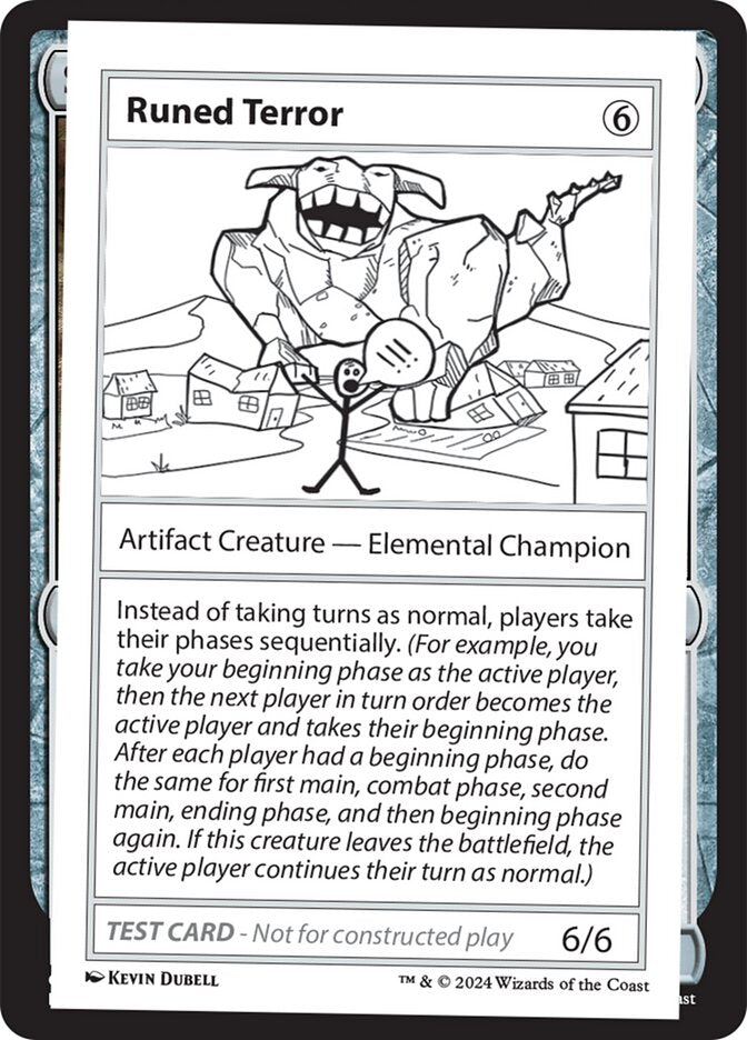 Runed Terror 610/390 (Mystery Booster 2 Playtest Cards)  | Good Games Modbury