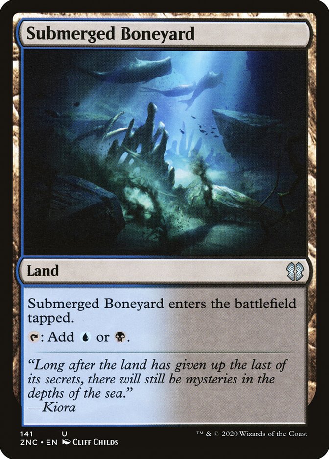 Submerged Boneyard 141/142 (Commander: Zendikar Rising)  | Good Games Modbury