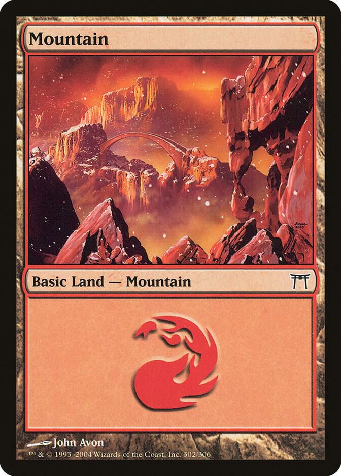 Mountain 302/306 (Champions of Kamigawa)  | Good Games Modbury