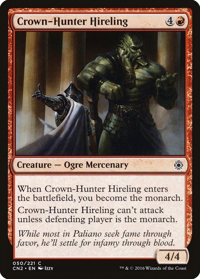 Crown-Hunter Hireling 50/221 (Conspiracy: Take the Crown)  | Good Games Modbury