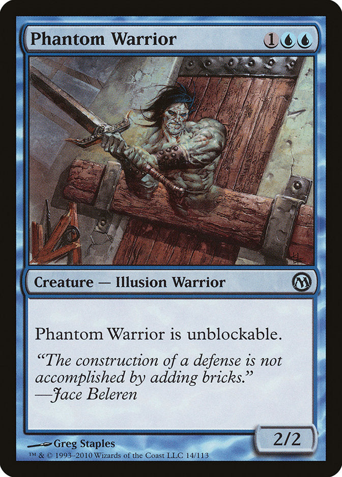 Phantom Warrior [Duels of the Planeswalkers] | Good Games Modbury