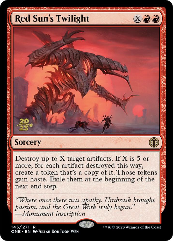 Red Suns Twilight 145s/160 (Prerelease Cards)  - Foil | Good Games Modbury