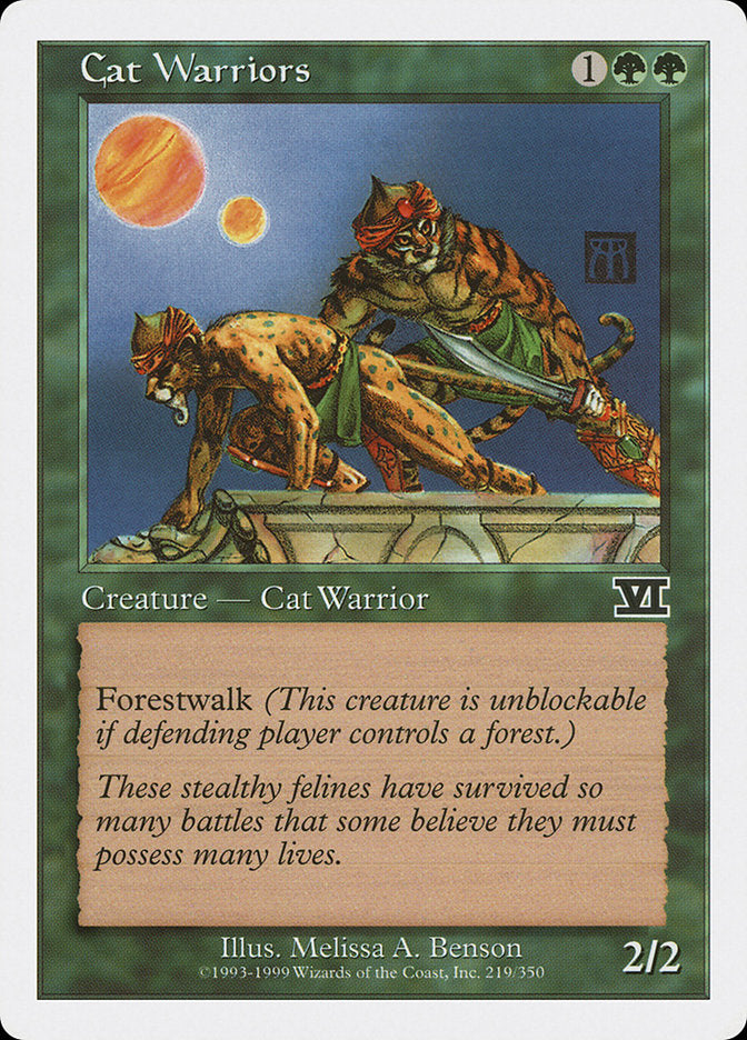 Cat Warriors 219/350 (Classic Sixth Edition)  | Good Games Modbury