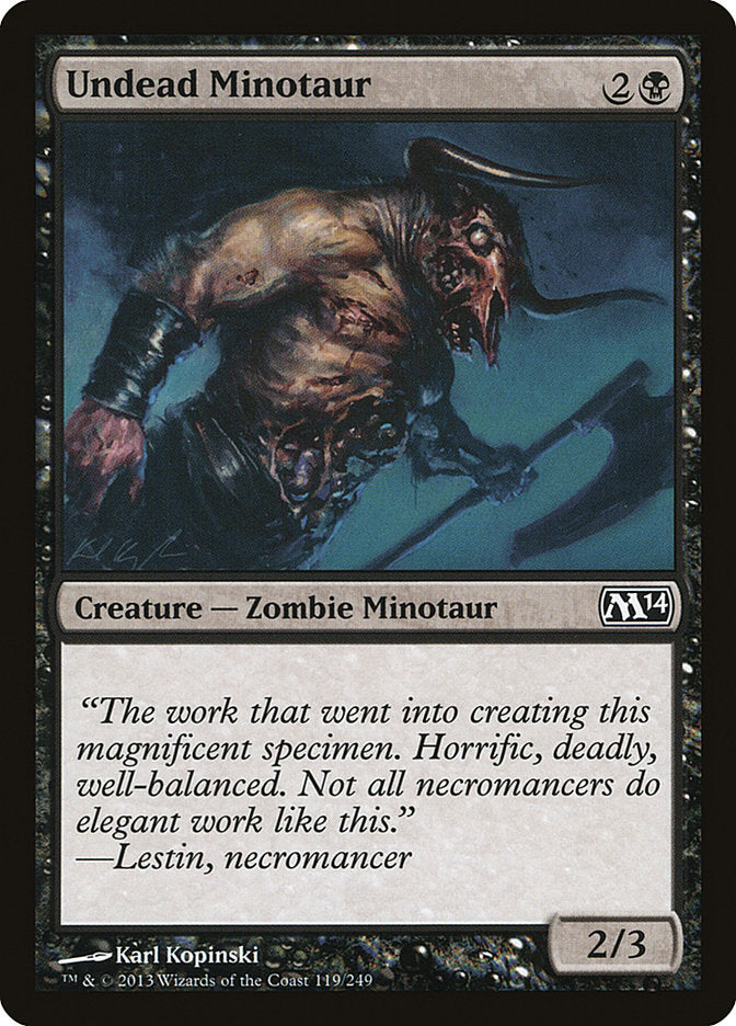 Undead Minotaur [Magic 2014] | Good Games Modbury