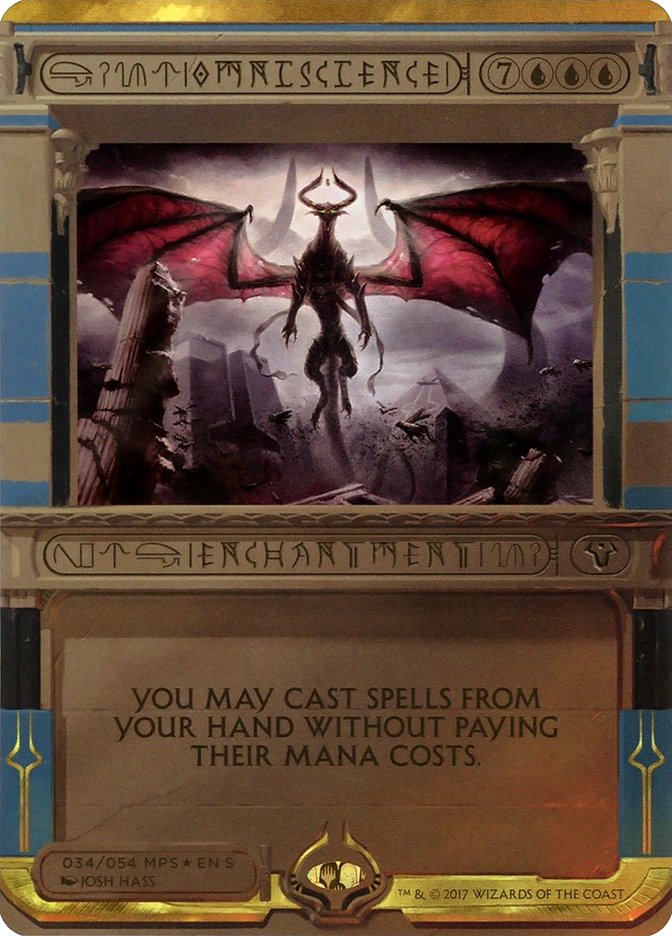 Omniscience (Invocation) [Amonkhet Invocations] | Good Games Modbury