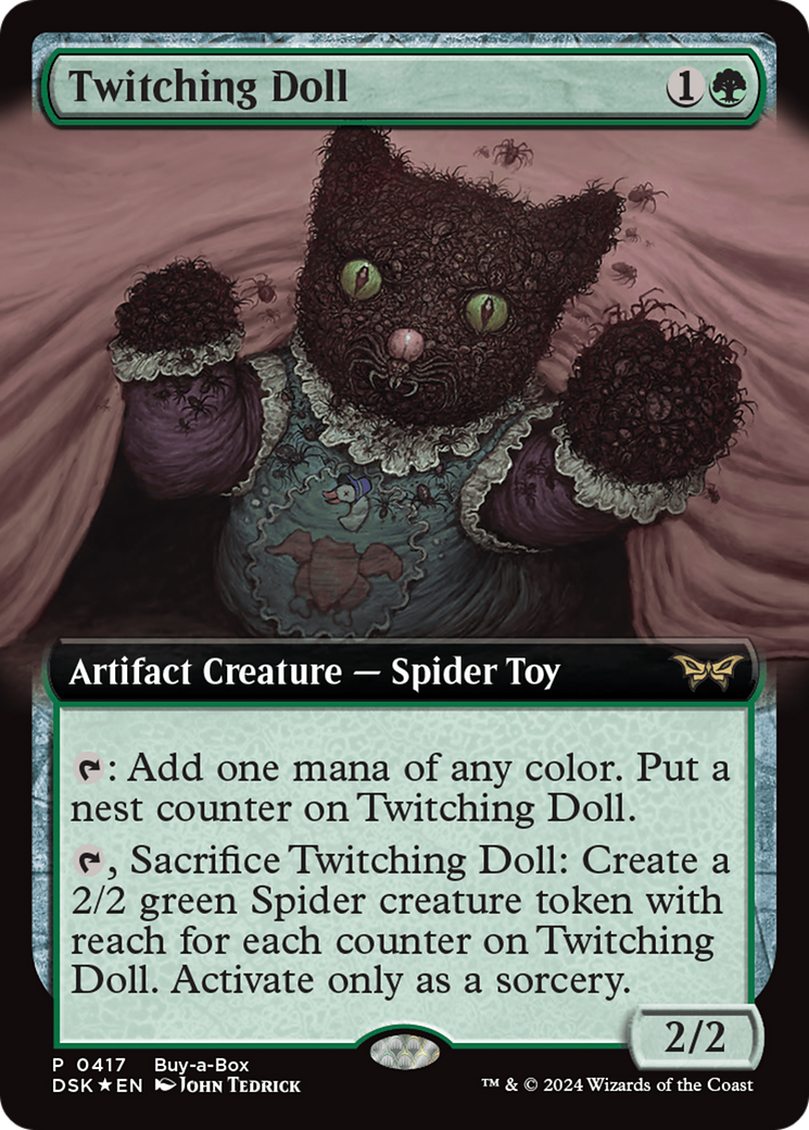Twitching Doll (Extended Art) [Duskmourn: House of Horror Promos] | Good Games Modbury