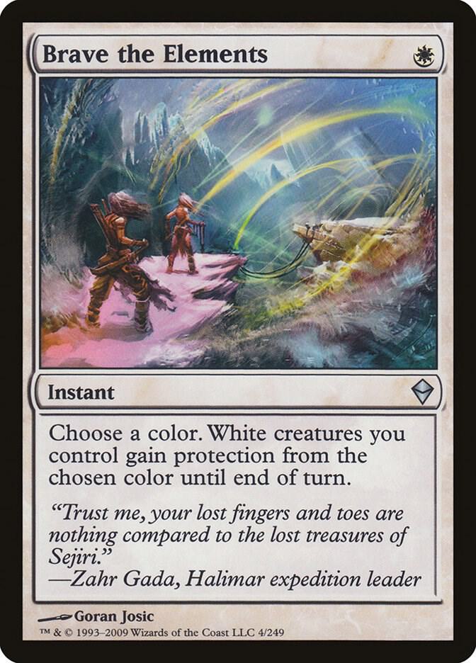 Brave the Elements 4/249 (Zendikar)  - Foil | Good Games Modbury