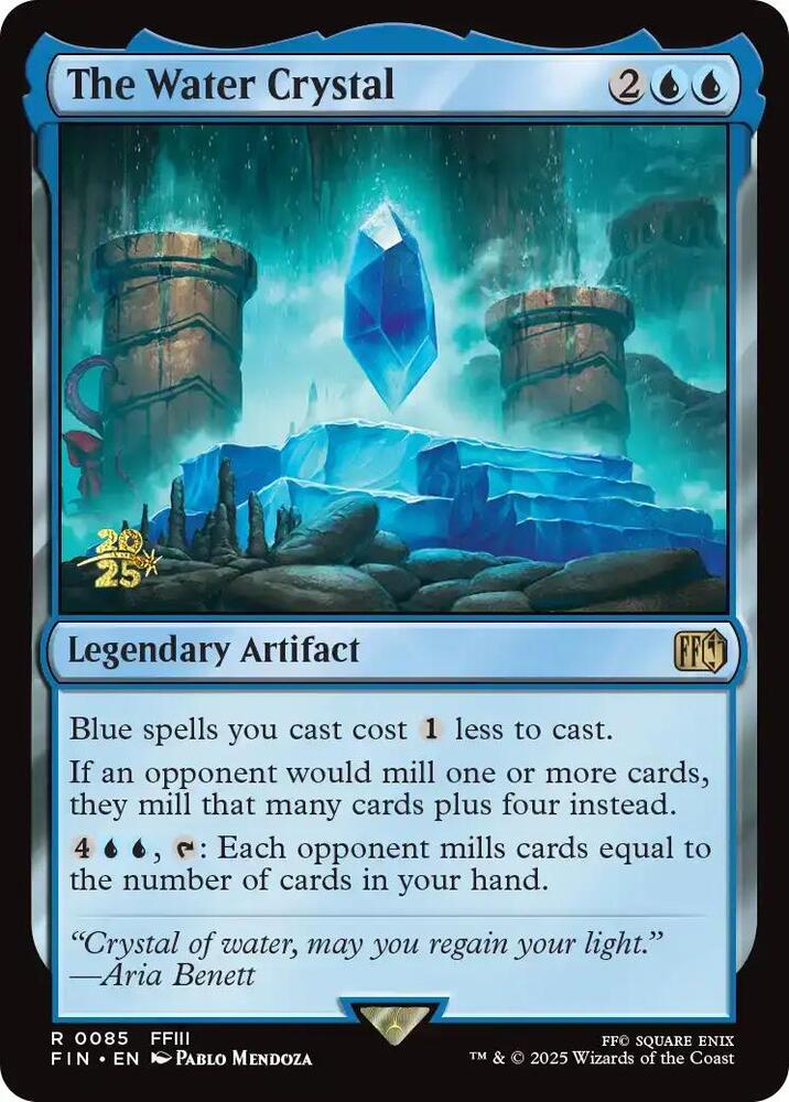 The Water Crystal 85s/116 (Prerelease Cards)  - Foil | Good Games Modbury