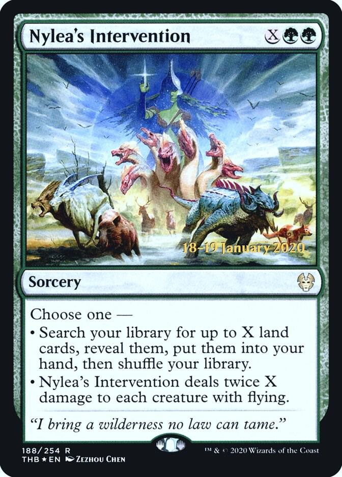 Nyleas Intervention 188s/137 (Prerelease Cards)  - Foil | Good Games Modbury