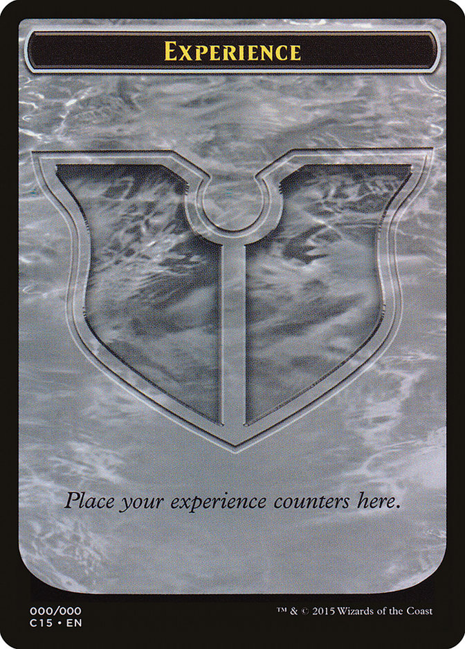 Experience // Experience Double-Sided Token [Commander 2015 Tokens] | Good Games Modbury