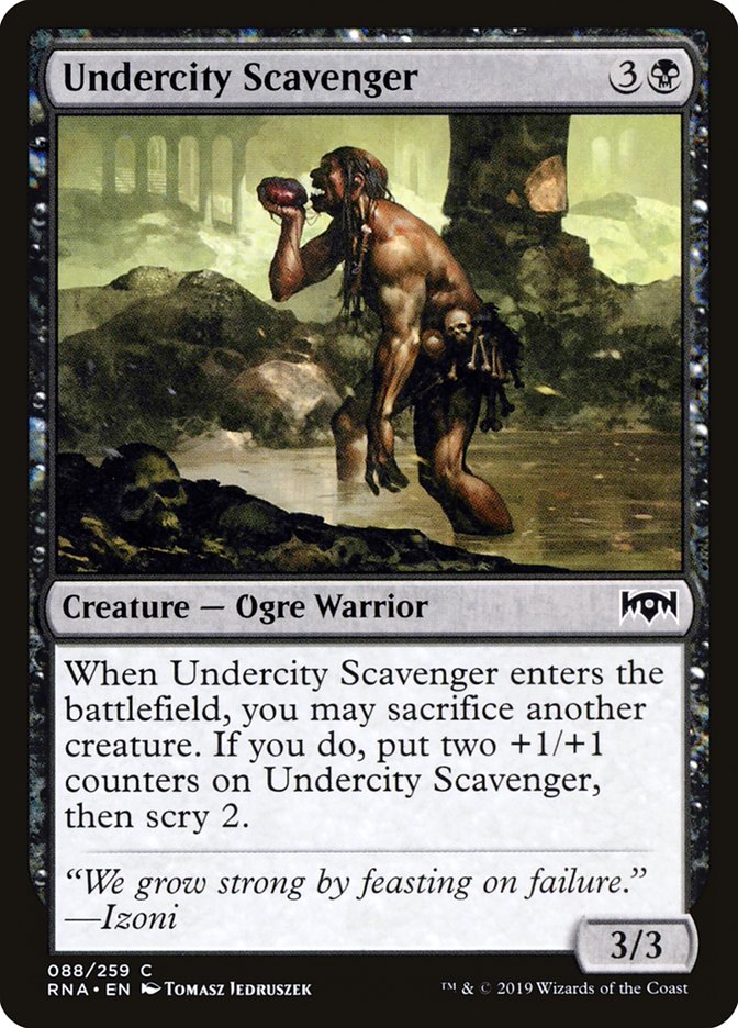 Undercity Scavenger [Ravnica Allegiance] | Good Games Modbury