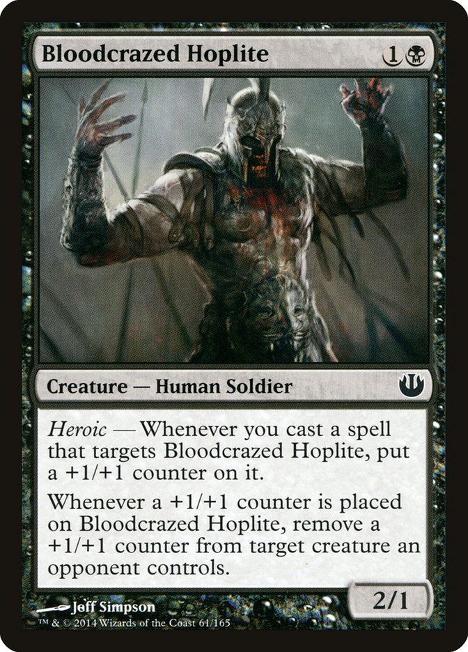 Bloodcrazed Hoplite 61/165 (Journey Into Nyx)  | Good Games Modbury