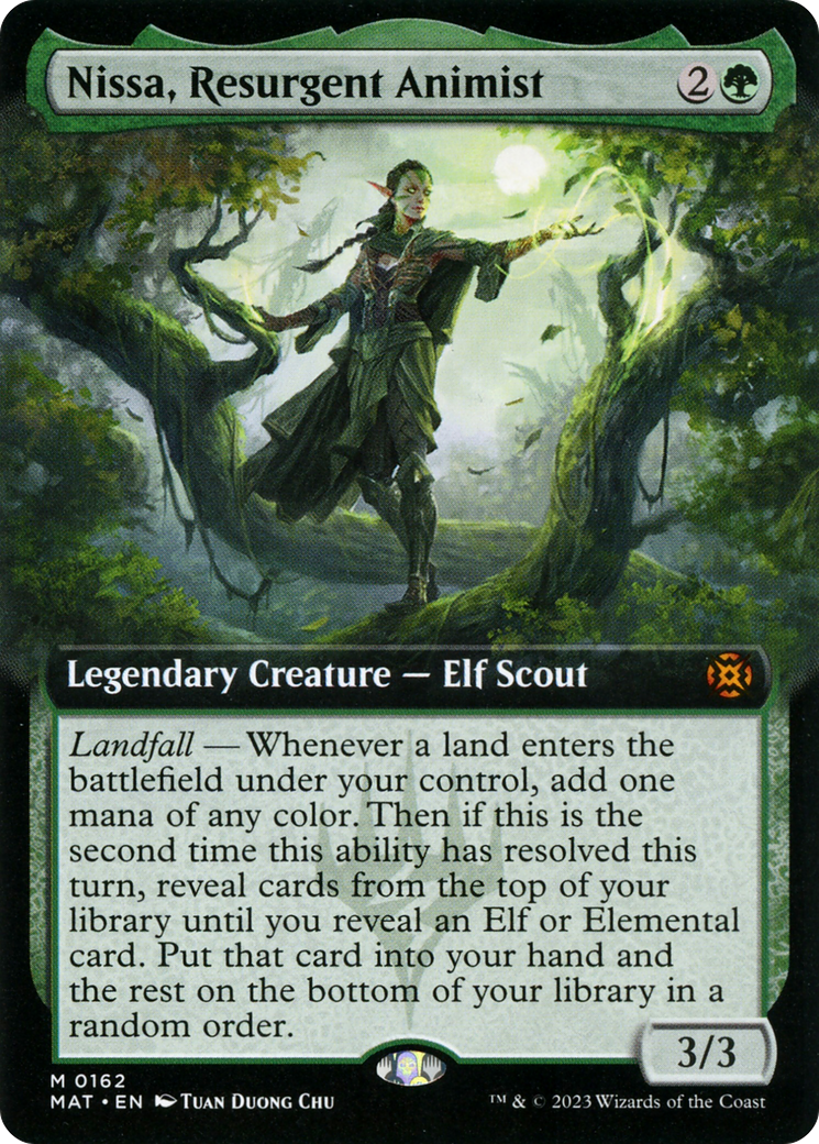 Nissa, Resurgent Animist (Extended Art) [March of the Machine: The Aftermath] | Good Games Modbury