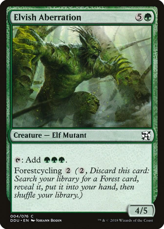 Elvish Aberration 4/76 (Duel Decks: Elves vs. Inventors)  | Good Games Modbury