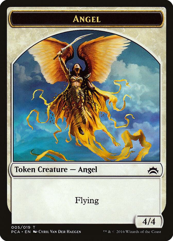 Angel // Saproling 5 // 19 (Planechase Anthology)  | Good Games Modbury