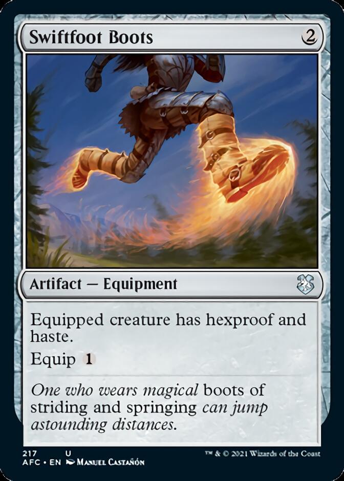 Swiftfoot Boots [Dungeons & Dragons: Adventures in the Forgotten Realms Commander] | Good Games Modbury