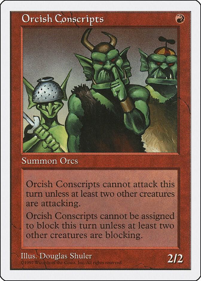 Orcish Conscripts 255/455 (Fifth Edition)  | Good Games Modbury