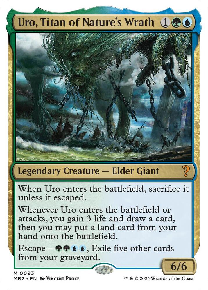 Uro, Titan of Nature's Wrath 93 (Mystery Booster 2)  | Good Games Modbury