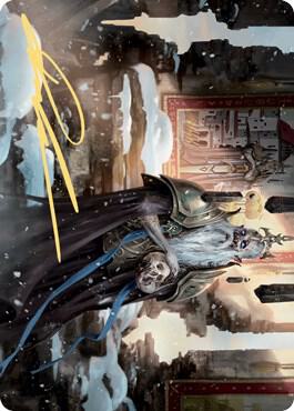 Narfi Betrayer King Art Card Gold Stamped Signature 62 (Art Series: Kaldheim)  | Good Games Modbury