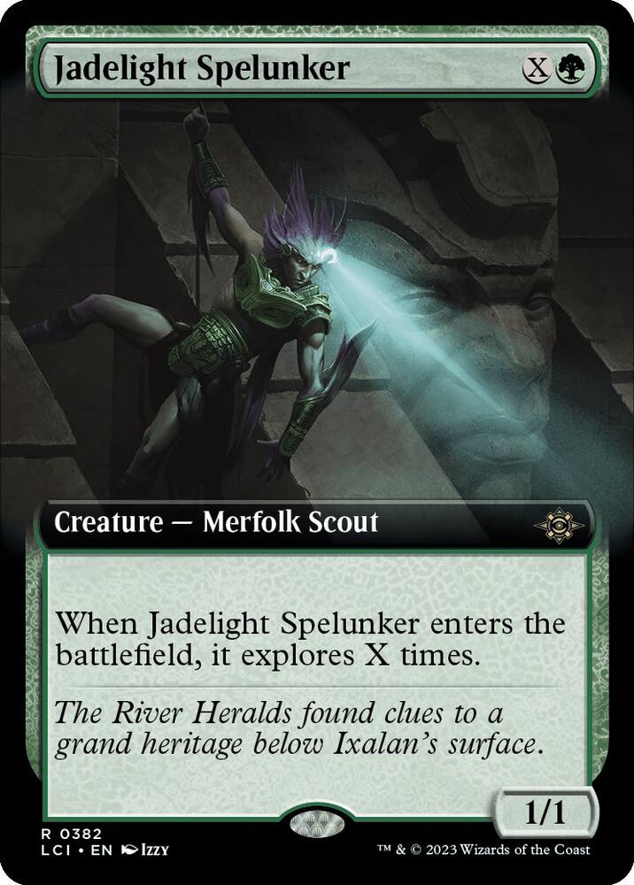Jadelight Spelunker 382/291 (The Lost Caverns of Ixalan)  - Extended Art Foil | Good Games Modbury