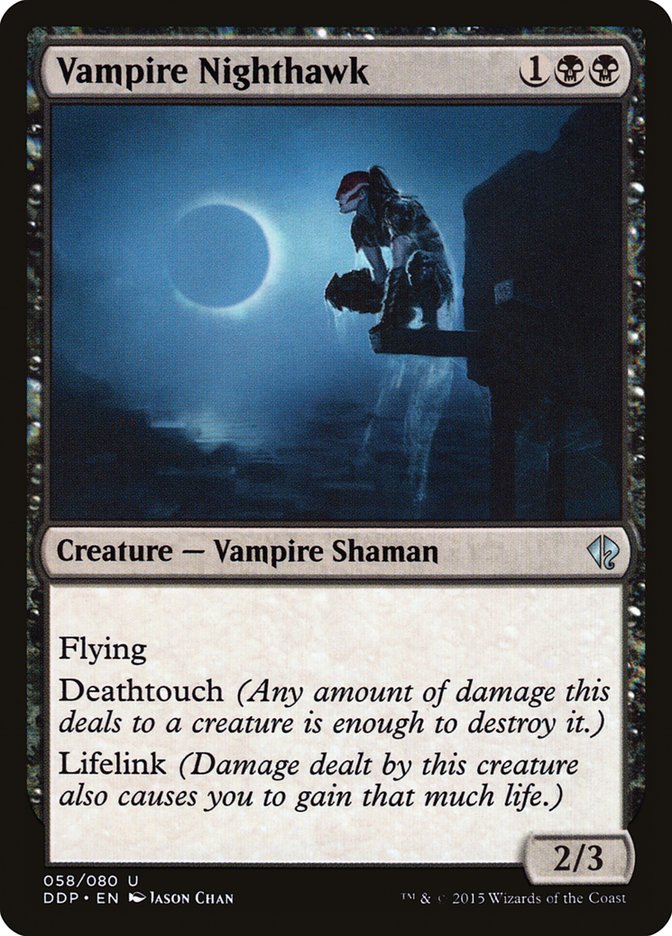Vampire Nighthawk [Duel Decks: Zendikar vs. Eldrazi] | Good Games Modbury