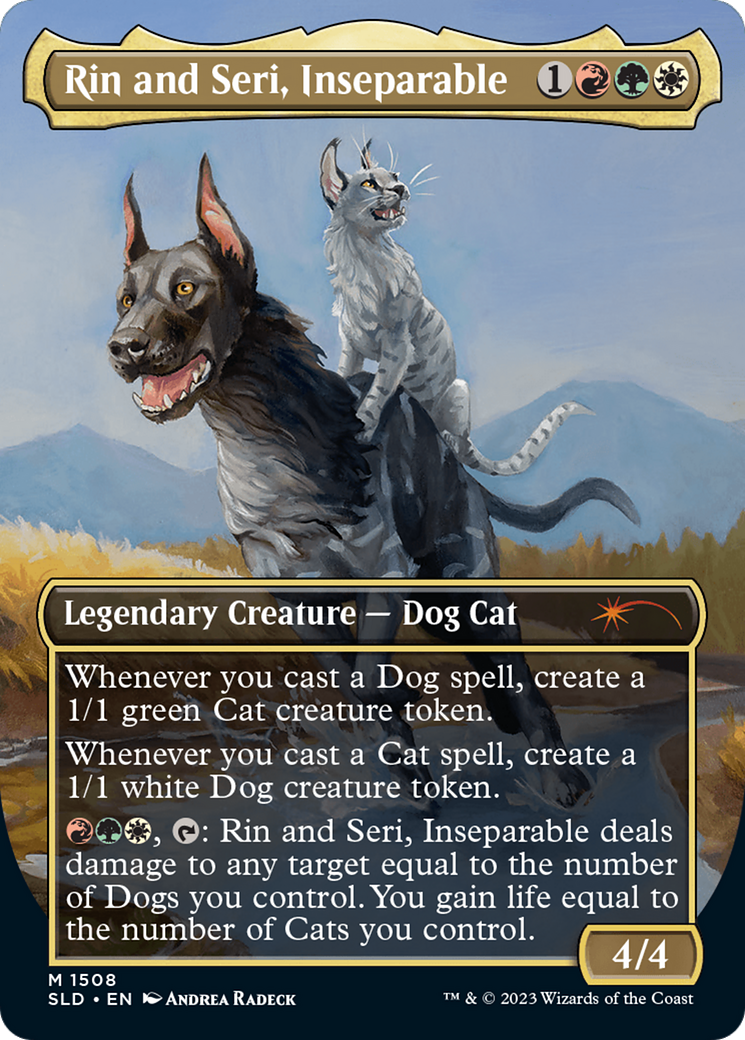 Rin and Seri, Inseparable (1508) // Rin and Seri, Inseparable [Secret Lair Commander Deck: Raining Cats and Dogs] | Good Games Modbury