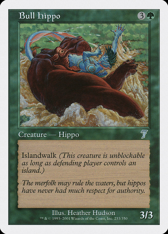 Bull Hippo 233/350 (7th Edition)  | Good Games Modbury