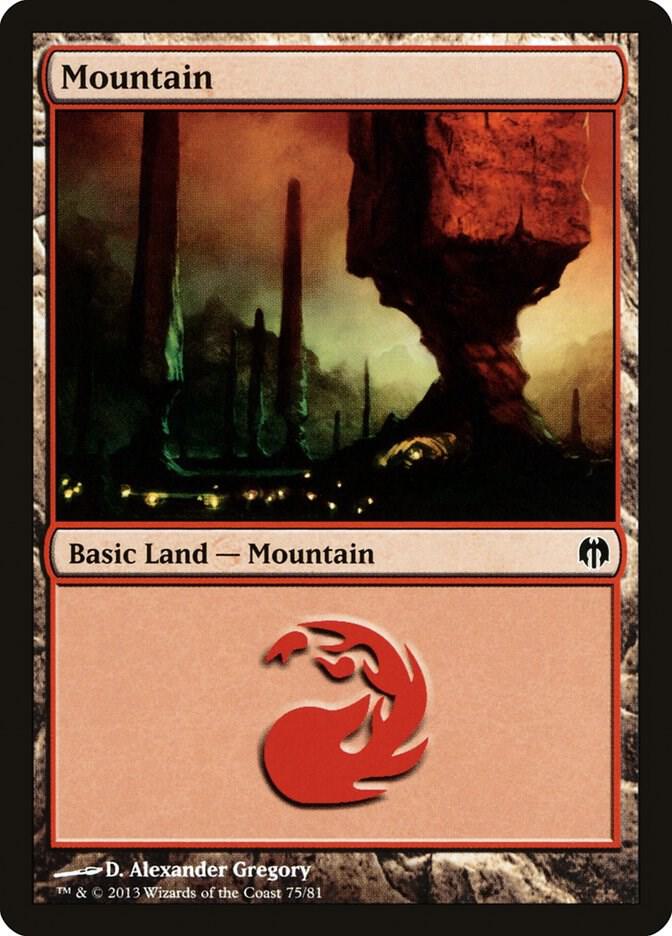 Mountain 75/81 (Duel Decks: Heroes vs. Monsters)  | Good Games Modbury