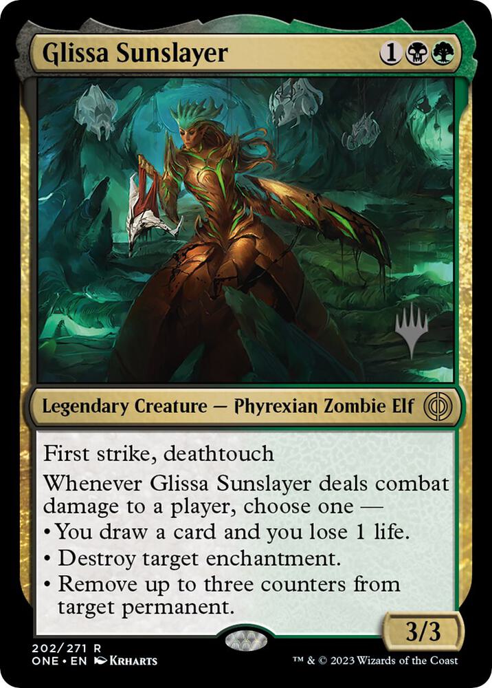 Glissa Sunslayer 202 (Promo Pack: Phyrexia: All Will Be One)  | Good Games Modbury