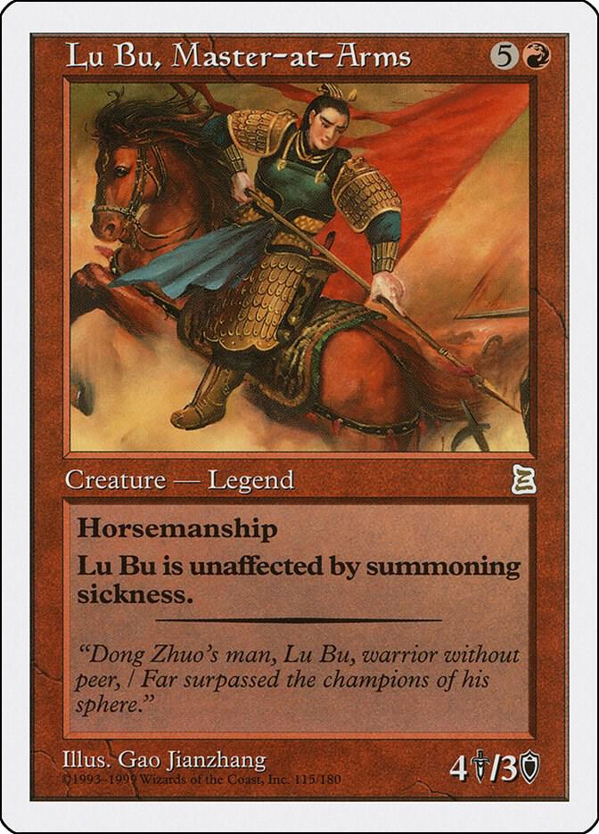 Lu Bu, Master-at-Arms 115/180 (Portal Three Kingdoms)  | Good Games Modbury