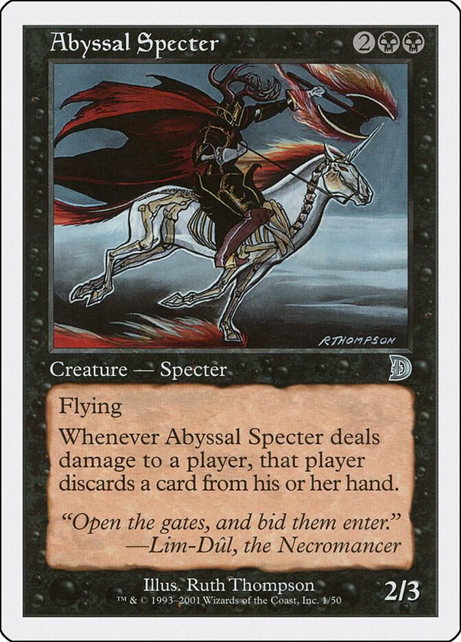 Abyssal Specter 1/50 (Deckmasters Garfield vs Finkel)  | Good Games Modbury