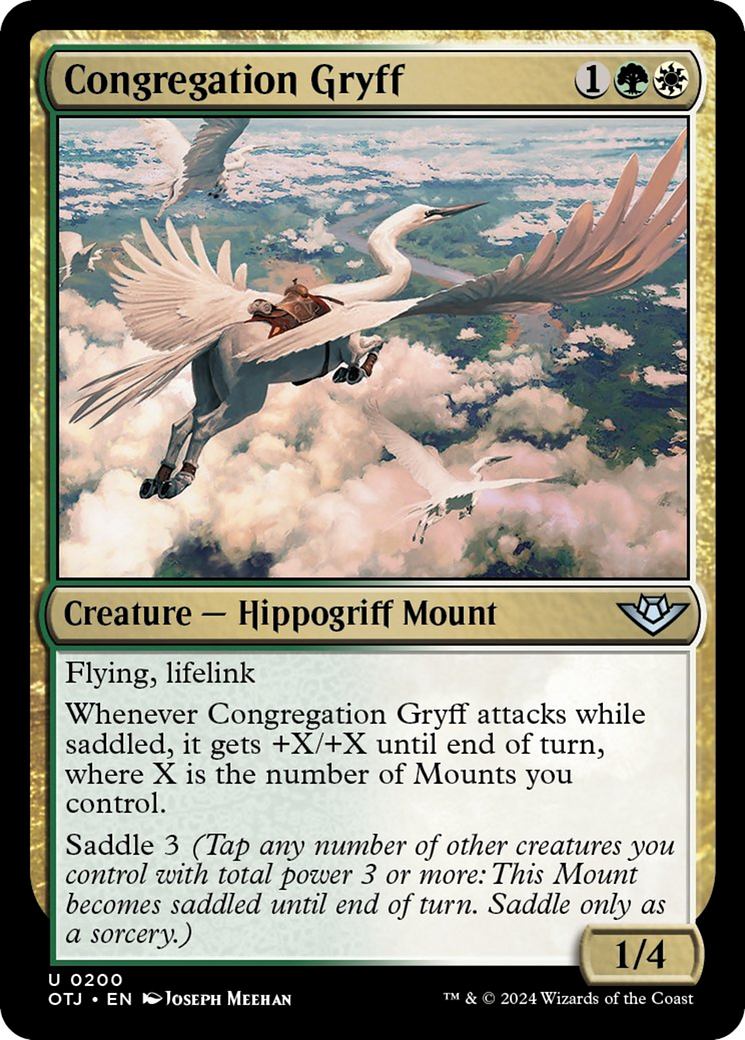 Congregation Gryff [Outlaws of Thunder Junction] | Good Games Modbury