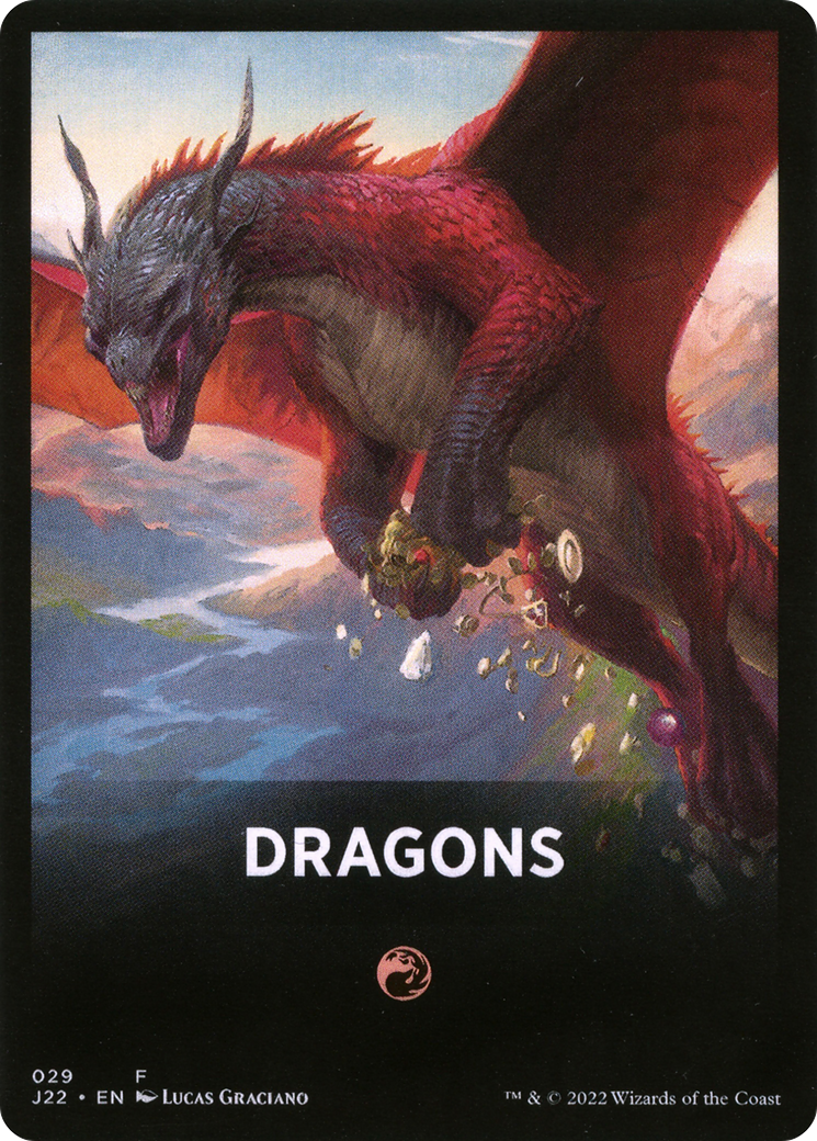 Dragons Theme Card [Jumpstart 2022 Front Cards] | Good Games Modbury